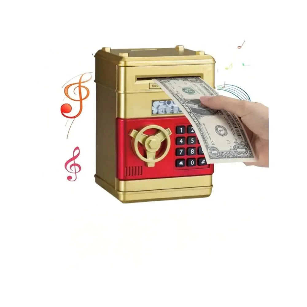 Tirelire électronique avec code de verrouillage et coffre atm_voghion.com