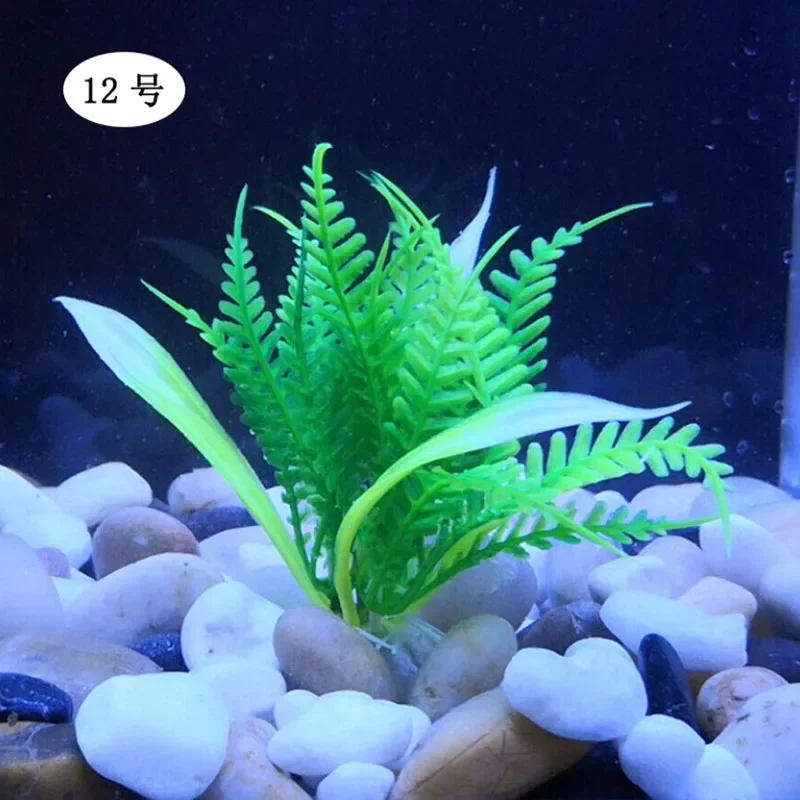 Aquarium Plants Plastic Water Wonder Grass Ornament Decor Fish Tank Decoration Simulation Artificial Plants Home Decor