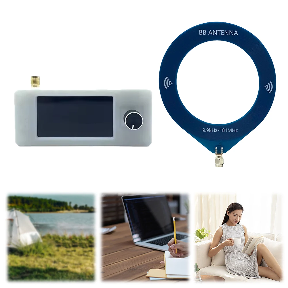 SI4732 0.5-108mhz Portable Radio 1.9inch IPS Screen Pocket Mini Radio with Antenna FM/AM Radio All Band Radio Receiver