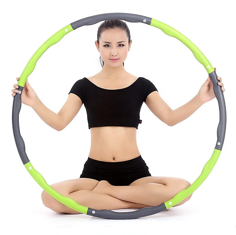 

Detachable Sections Weighted Sports Hula Ring Hoop for Fitness Exercise Hoola Ring Hoop Exercise