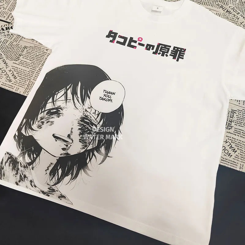 Takopis Original Sin T Shirt Takopii Kuze Shizuka Anime