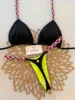 Micro Bikinis 2025 Women Swimsuit New Sexy Swimwear Halter Bikini Set Brazilian Biquini Female Thong Beachwear Party Wear