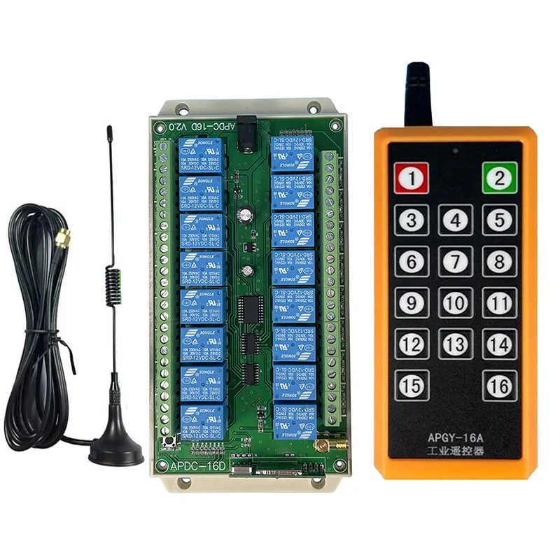 Controller Motore DC Con Telecomando Wireless - 8-36V Per Attuatori Lineari E Porte