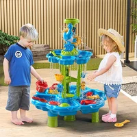 Water Table for Kids 3-5,Summer Water Table, Outdoor Toys Kids Beach Toys Water Sensory Table for Toddler Boys Girls Age 3-8 1