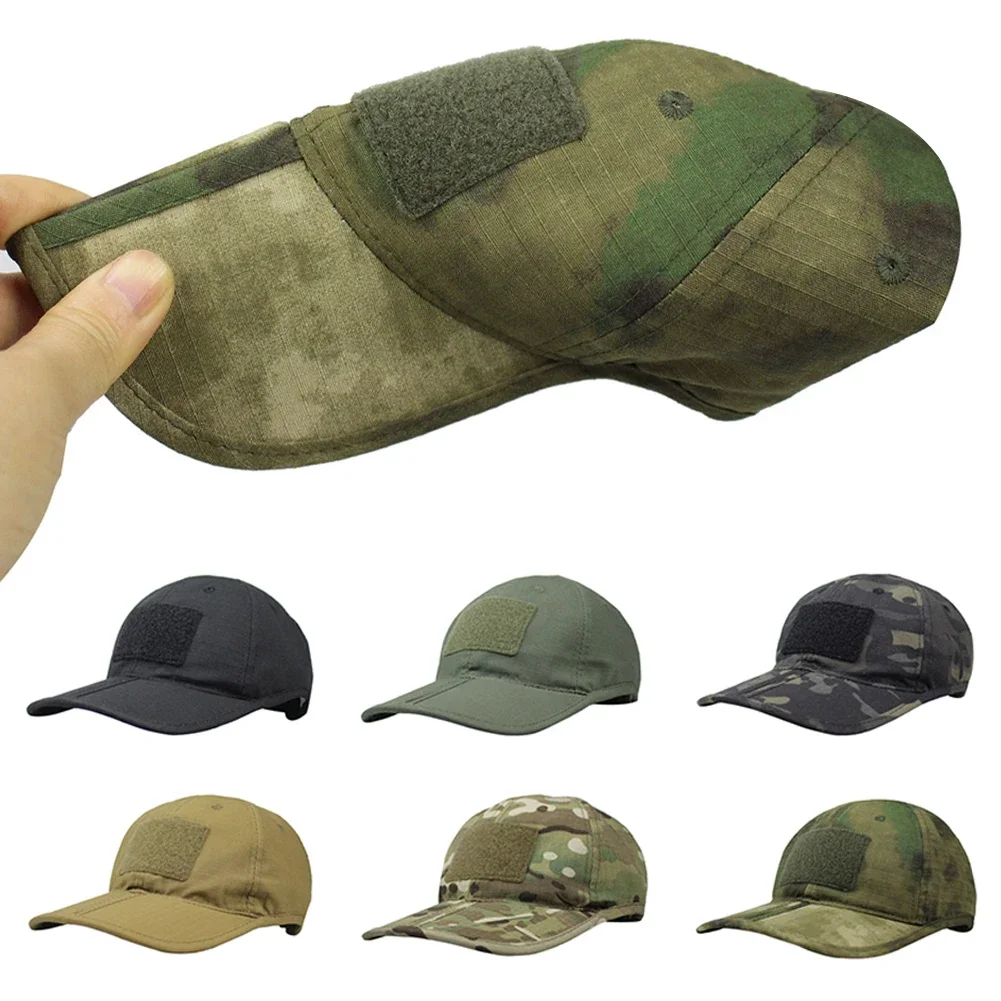 Outdoor Sports Camouflage Printed Hat Cycling Jungle Hiking Hunting Fishing Sunscreen Visors Unisex Adjustable Golf Baseball Cap