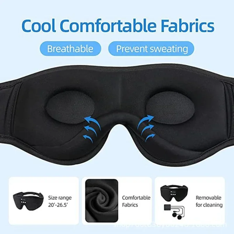 3D Eye Mask Headphones 3