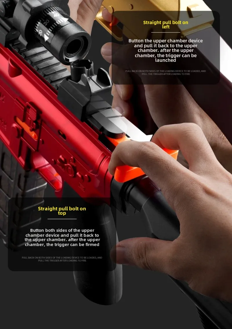 AWM Safe Shell Soft Bullet Toy Gun - Manual Mode Outdoor Game Model for Kids - Enjoyable Shooting Experience 6