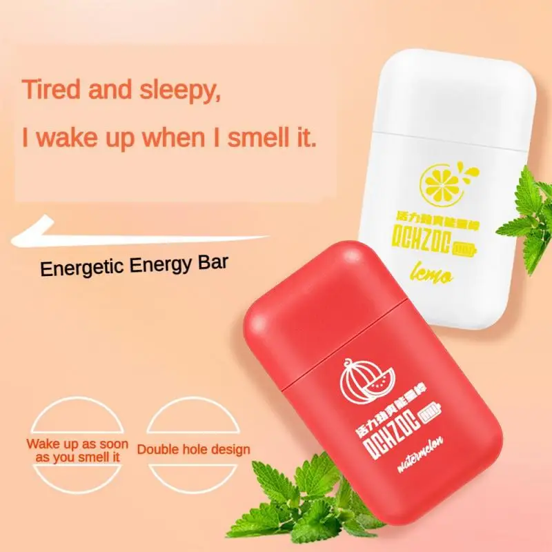 Energizing Aromatherapy Nasal Energy Bar Mint Nasal Essential Oil Inhaler Relieve Rhinitis Fatigue Refreshing Artifact nasal inhaler