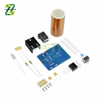 BD243 Mini Tesla Coil Kit puntelli parti fai-da-te luci tecnologia elettronica fai-da-te Mini modulo bobina Tesla fai-da-te