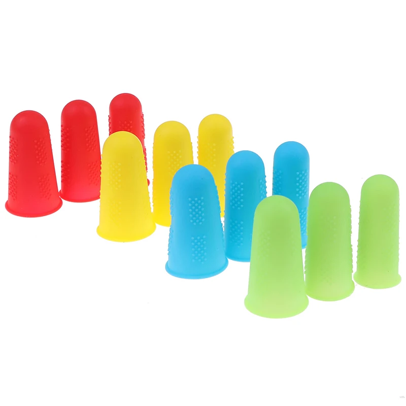 3/5pcs Silicone Finger Protector Sleeve Cover Anti-cut Heat Resistant Anti-slip Fingers Covers For Cooking Kitchen Tools