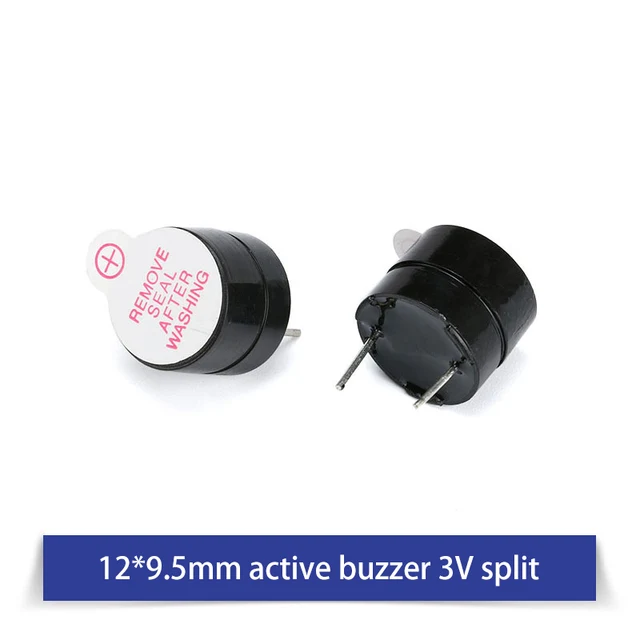 3V5V12V24V Active And Passive Buzzer Alarm Electromagnetic universal Sounder Speaker Anti-theft Device 12x9.5mm 3v 10pcs