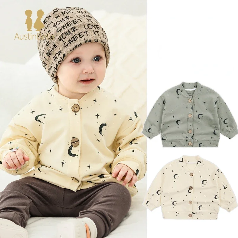 Austin&Bella Baby Baseball Jackets Spring Autumn Baby Clothes Children's Jackets Kids Coats Boys Girls Coat Outwear Tops