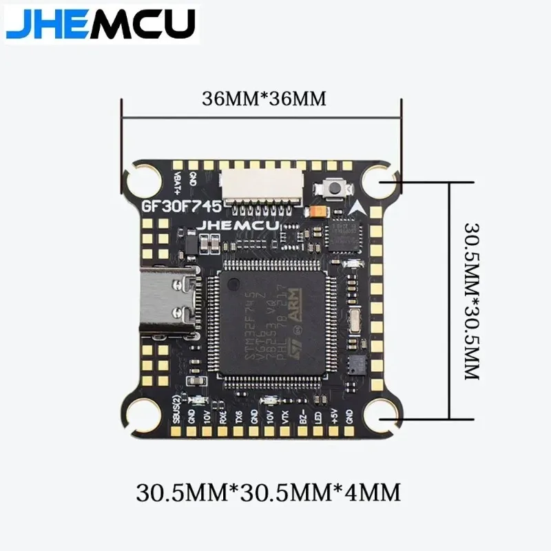 GF30F745-ICM Flight Controller + AM32A60 60A ESC 4-en-1 Combo pour FPV Drone