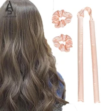 

Fashion Heatless Curling Rod Hair Curlers Lazy Curling Headband Hairwear Sleeping Soft Curler for Girl Woman бигуди для волос