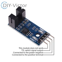 Slot Type IR Optocoupler Speed Sensor Module 3.3V-5V Counter Module 51 AVR PIC 3.3V-5V Diy Kit Optical Speed Measuring Module - Image 2