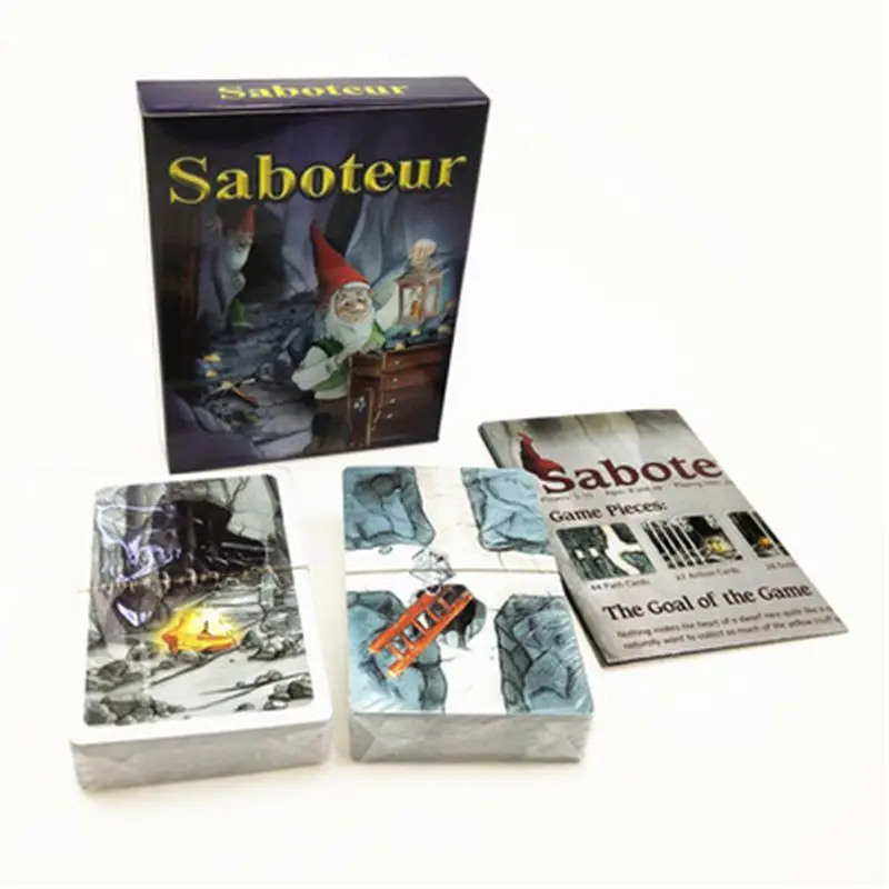 

Настольная игра saboительные карты семейная модель для путешествий игра Сабер карточная игра полные английские карликовые карточки для майнинга