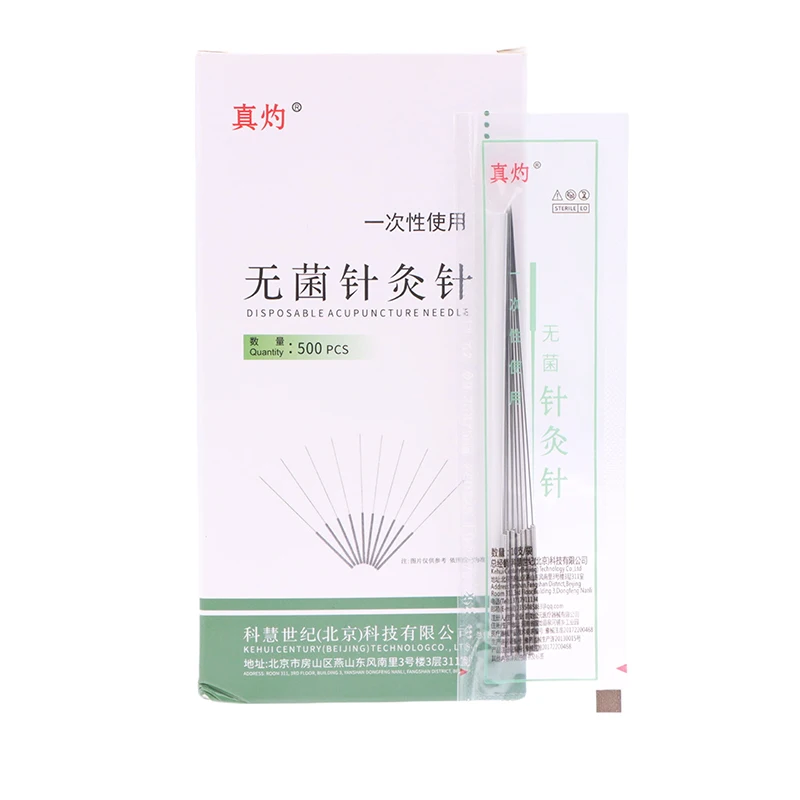 500 Pcs/Box Acupuncture Needle With Tube Acupuncture Disposable Sterile Beauty Massage Sterilze Needle