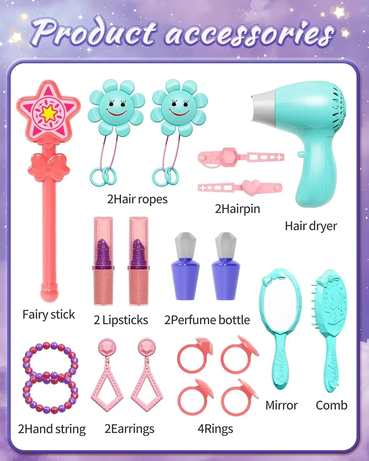 Toddler Vanity Makeup Set 5