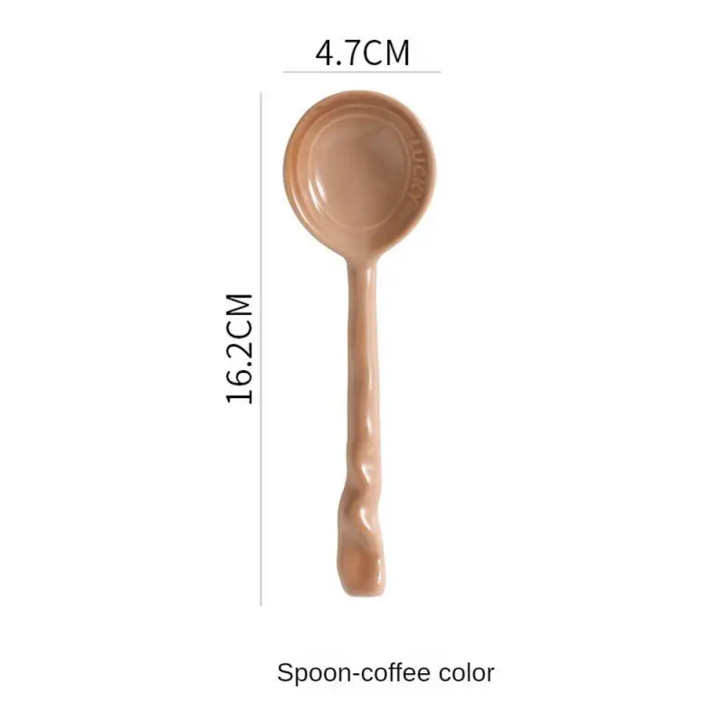 Ceramic Spoon Small Household Cutlery