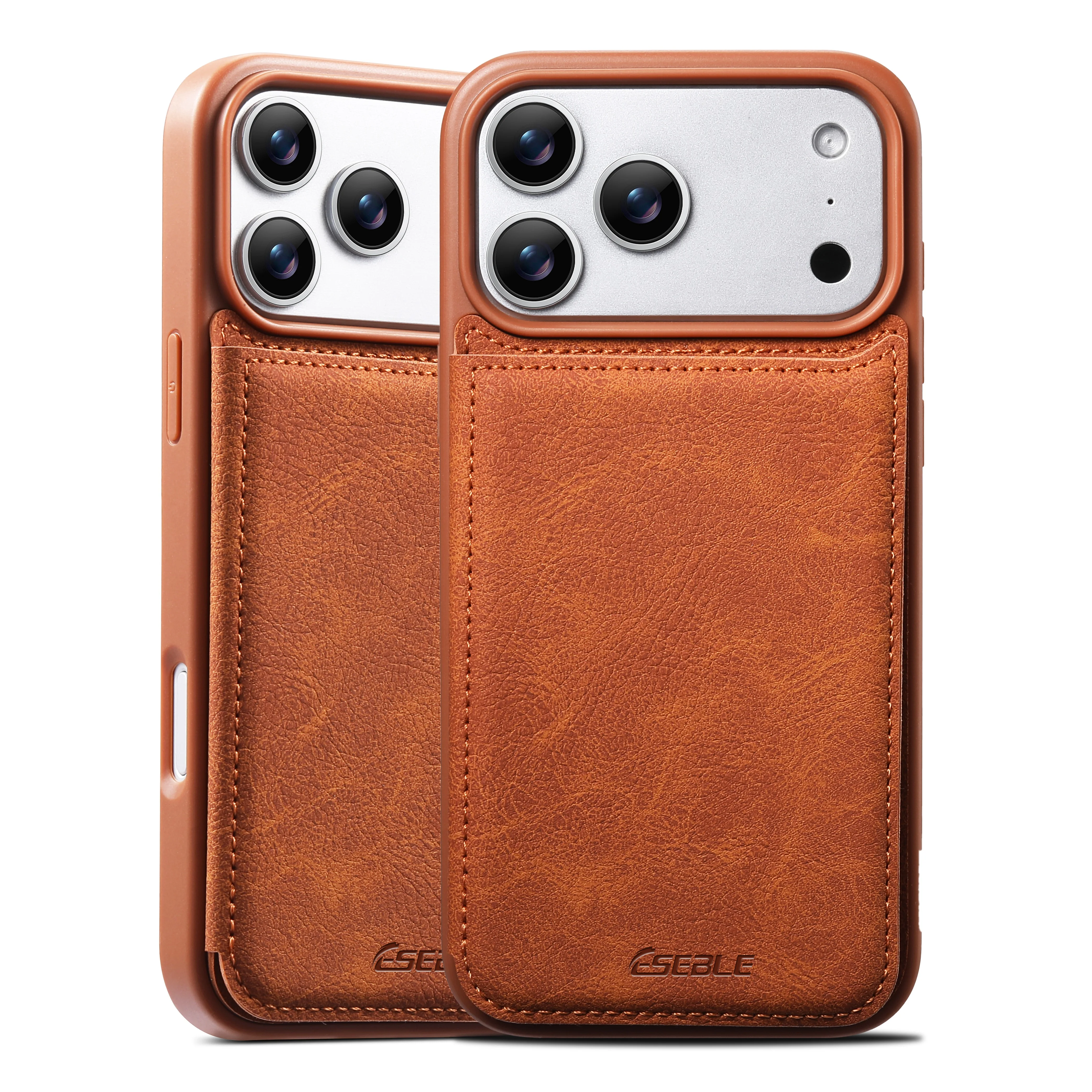 Deluxe Flip Wallet Phone Case with Kickstand and Magnetic Clasp