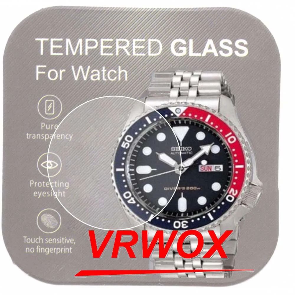 3Pcs Glass For Seiko SKX007 SKX009 SKX175 SKXA35 SRP775 SRP773 SRP621 SRP599 Tempered Screen Protector