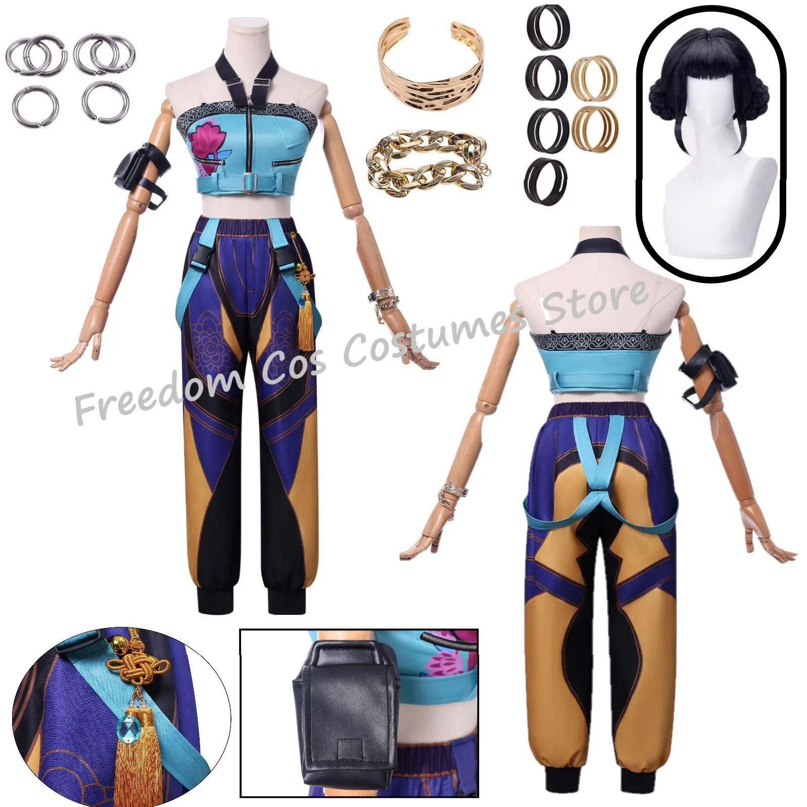 ADULTS K-POP DEMON Hunters Rumi Mira Zoey Cosplay C Produktbild-Vorschau 7