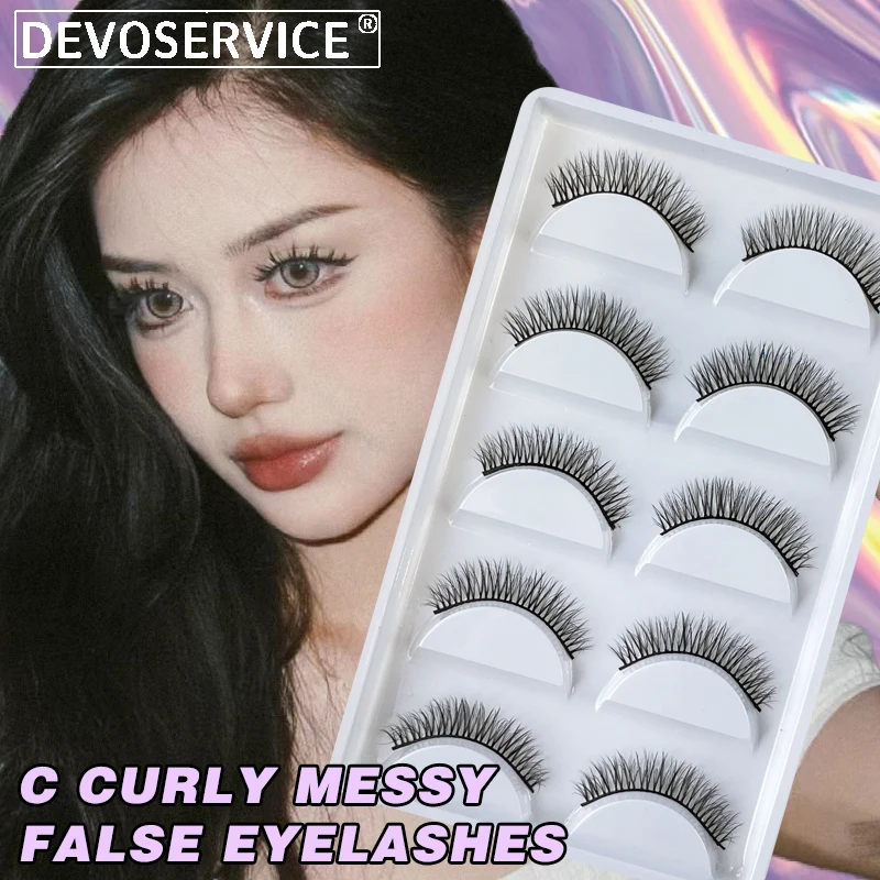 

Lashes Makeup 3/5/10 Pairs 3D Mink Eyelash Natural Short False Lashes 100% Handmade Reusable Eyelashes Lash Extension Maquiagem