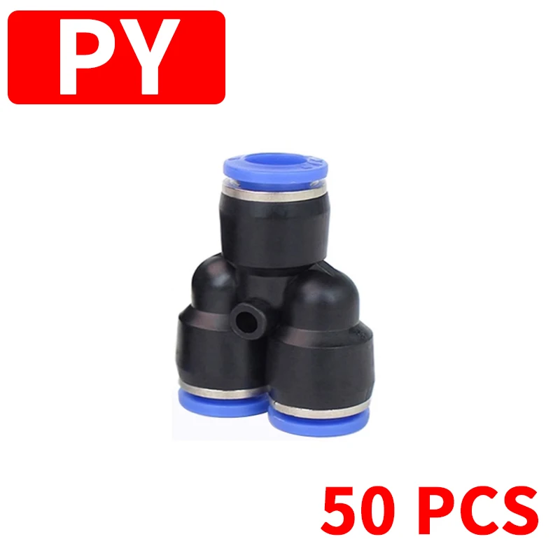 Tubo Aria PU 10m 6mm OD/4mm ID Con 8 Raccordi - Per Sistemi Pneumatici E Freni