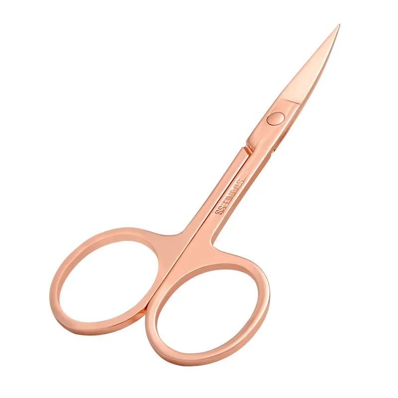 Stainless Steel Scissors Eyebrow Trimming Nose Hair Scissors Beauty Scissors Facial Trimming Tweezer Makeup Beauty Tool 2