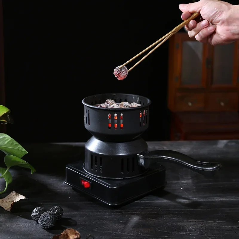 600W Mini Electric Charcoal Burner Coal Electric Hot Plate Stove Starter For Fast Heating BBQ Kitchen Brew Tea 220V