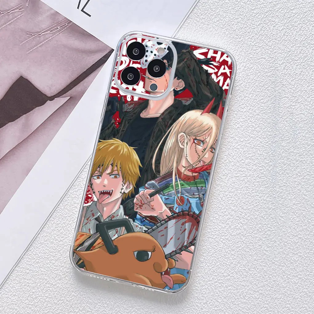 Chainsaw Man Gir Denji Makima Themed Phone Case Cover