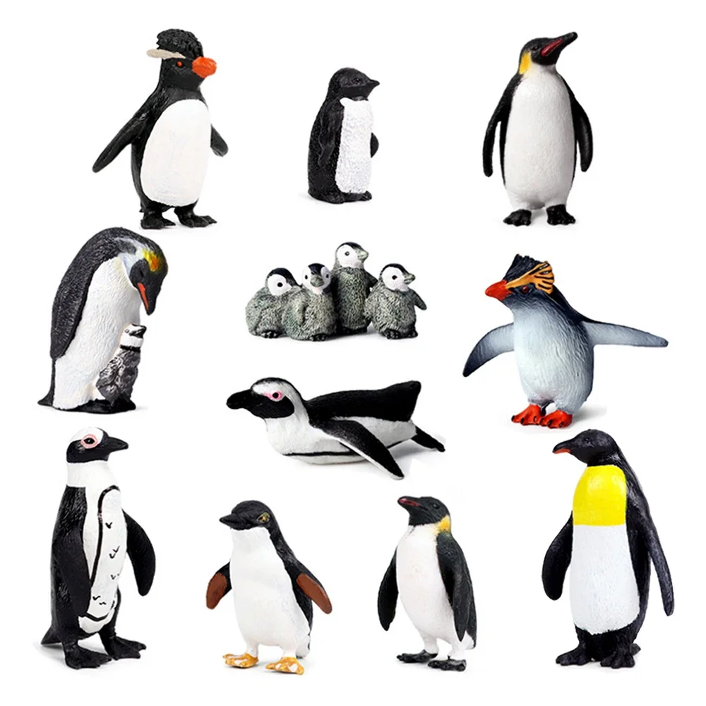 Marine Animals Toy Penguin Figurine Anime Figures Ocean