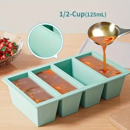 Silicone Freezer Tray Container 3