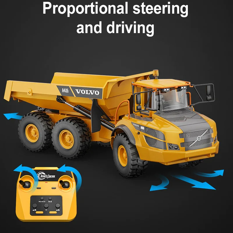 Double Eagle E591-003 New Product  AB  A40g 1:20 Remote Control Articulated Dump Truck Alloy Engineering Vehicle Children'S Toy 3