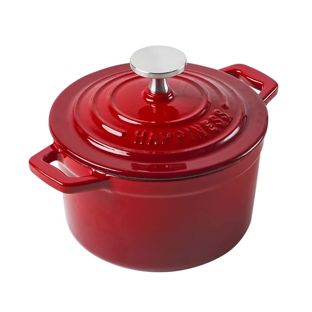 Mini Enameled Cast Iron Dutch Oven 1