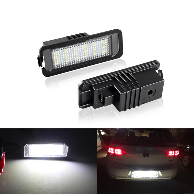 2x LED license plate lighting VW Golf 4 5 Scirocco LED license plate  lighting