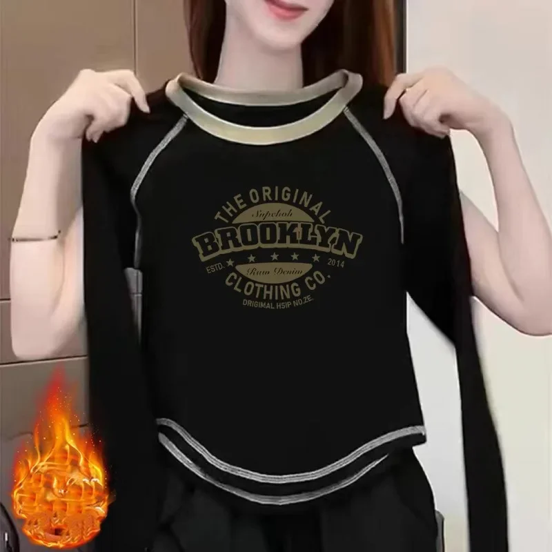 Рисунок 3 - Женская короткая футболка с длинным рукавом