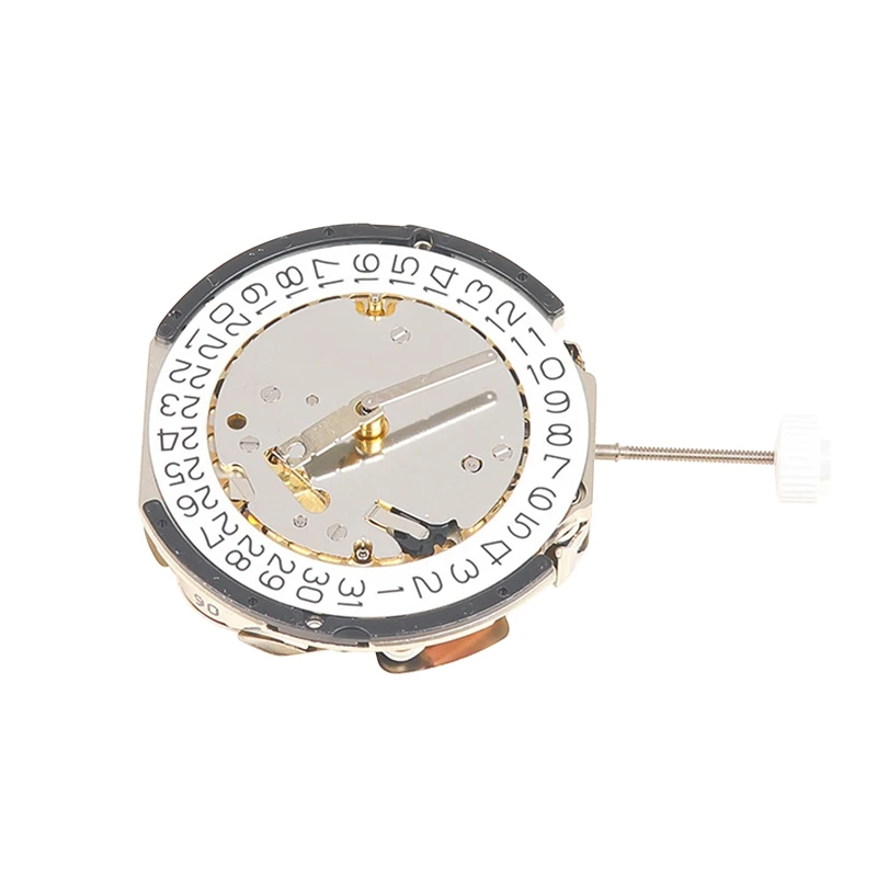 

3520D Watch Movement Quartz Watch Movement White Machine 6.12 Small Second Multi-Kinetic 3520.D Watch Movement For RONDA