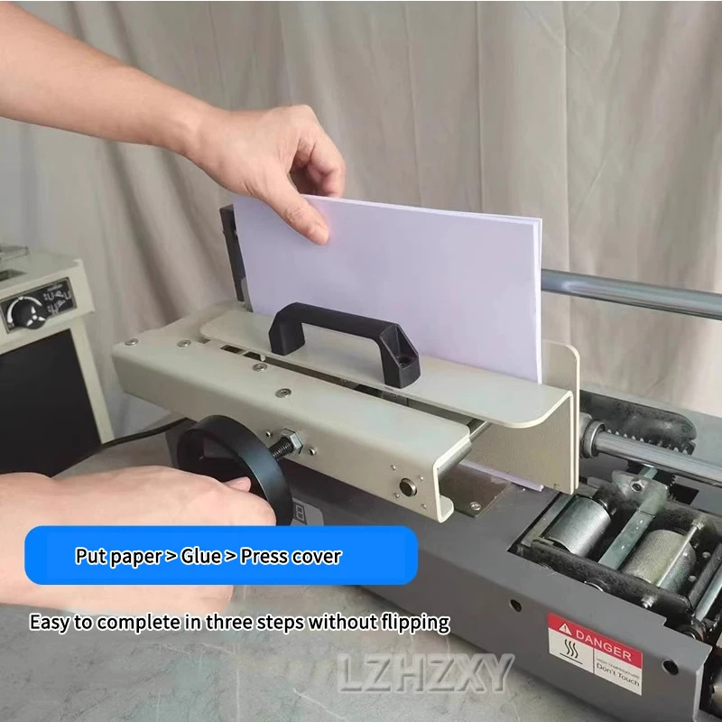 Binding Machine Desktop Hot Melt Glue Machine Manual Book Of Glue Binding A4 Hardcover Book