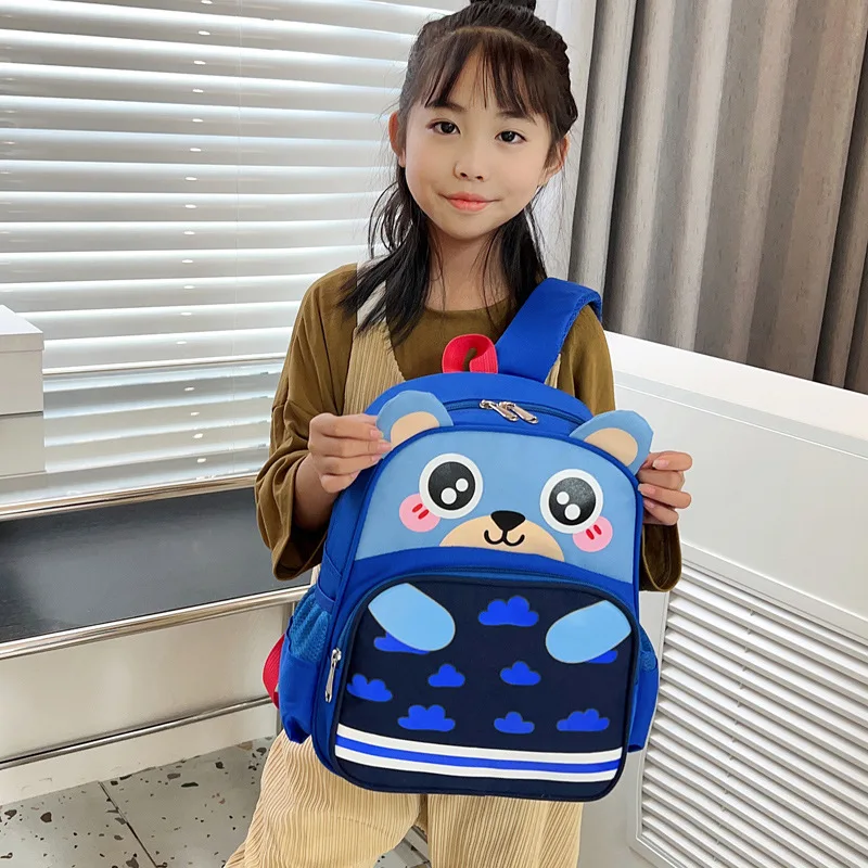 Children's School Bag Cartoon Fashion Kindergarten Backpack Preschool Boys and Girls Leisure Travel Backpacks Large Capacity