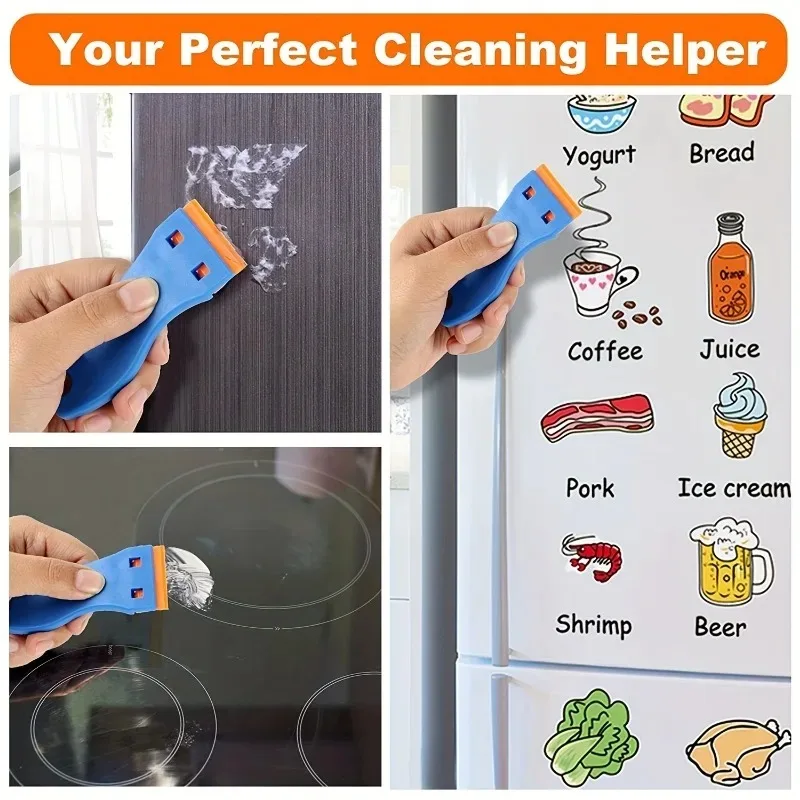 Car Sticker Remover, Multi-purpose Plastic Paint, Car Film Sticking Tool, Household Glass Cleaning  Scraper, Convenient