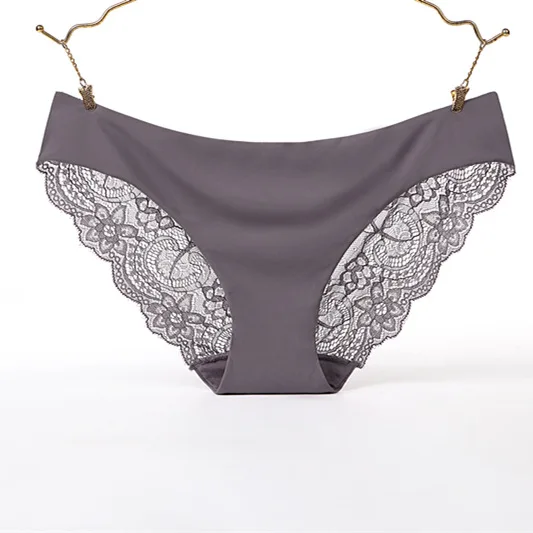 thumbnail image 1 of Bragas de encaje sexys para mujer, ropa interior fina y transpirable de verano, calzoncillos femeninos de tiro bajo, calzoncillos de satén de seda, lencería suave y cómoda, 1 of 5