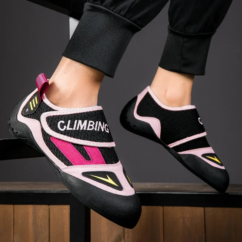 Breathable Non-slip Rock-Climbing Bouldering Professional Rock-Climbing Shoes Man Outdoor Sports Shoes Children's Climbing