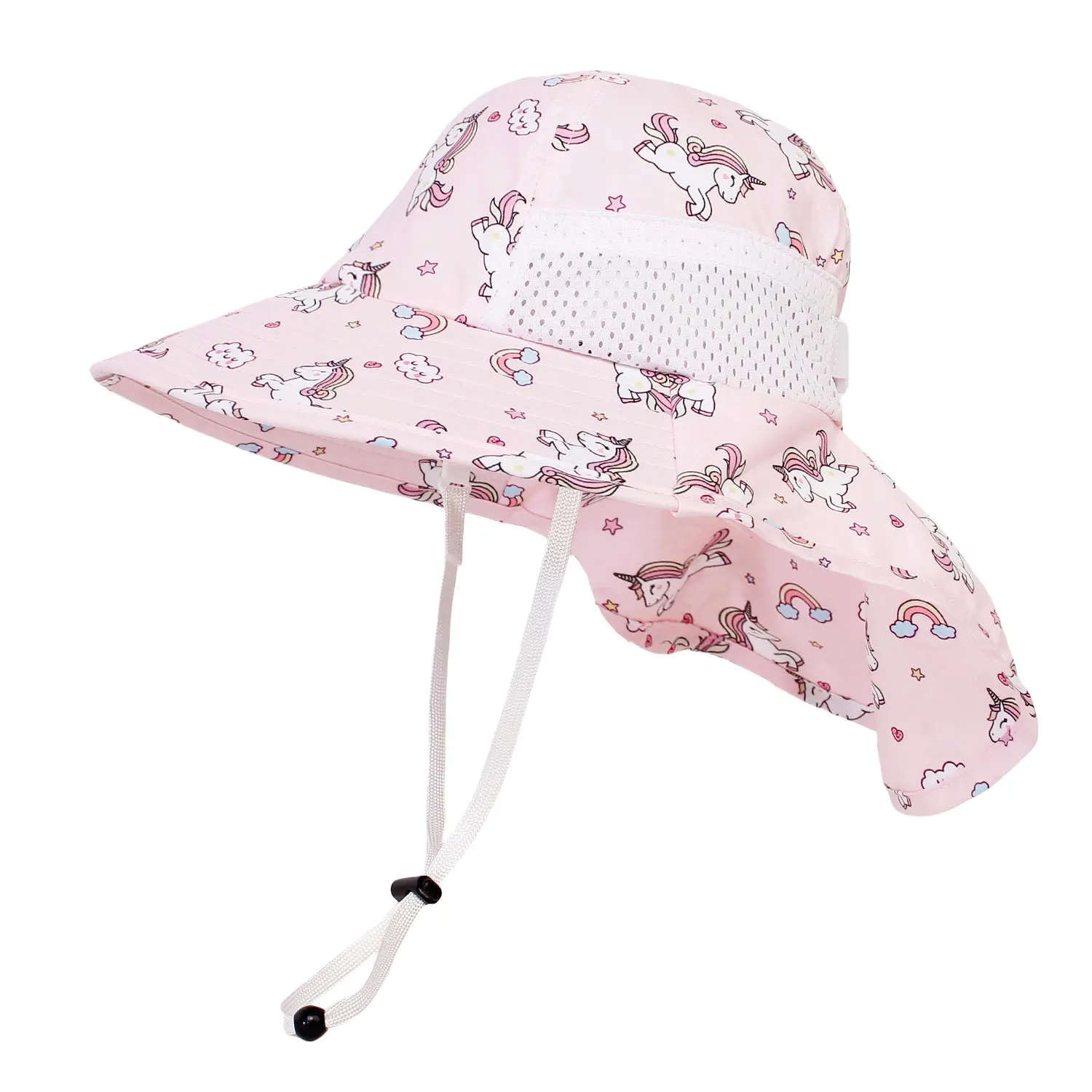 2025 Summer Children Panama Hat Large Brim Baby Shawl Sun Hat Boys Girls Breathable Mesh Sunshade Head Size 46-58cm sun hat,sun protection hat