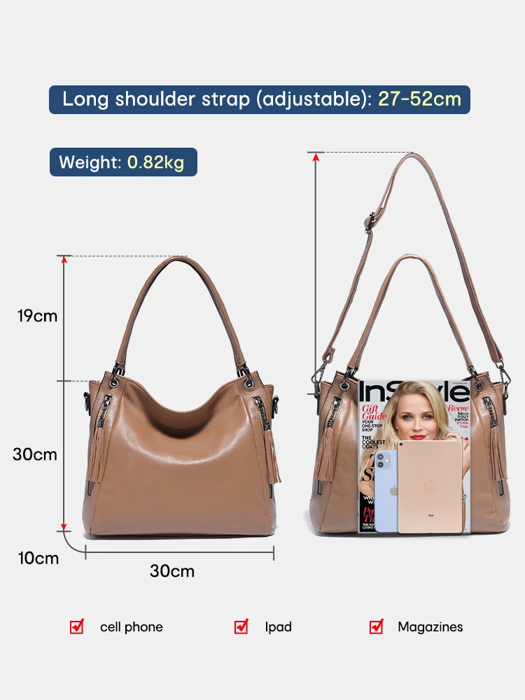 Zency Bags Womens Shoulder Bag | Zency Genuine Leather Bags