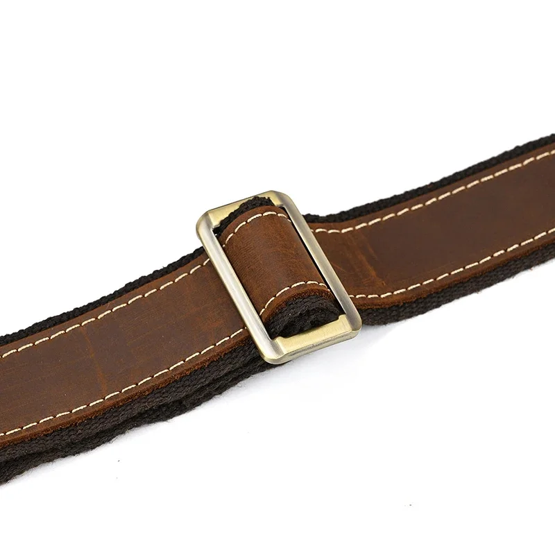 Brown Leather Duffle Bag For Men