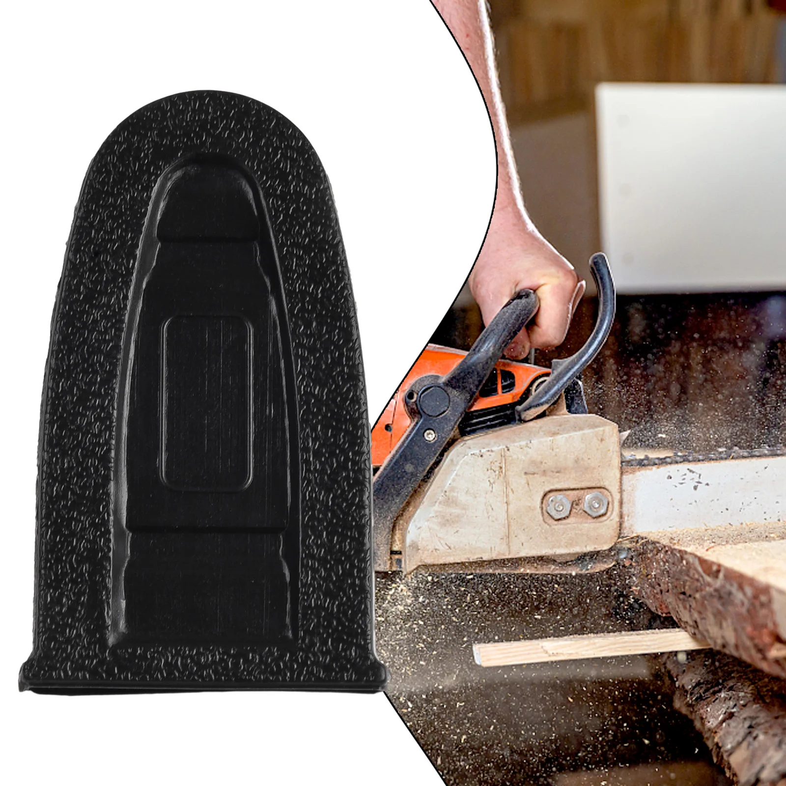 

Chainsaw Bar Protect Cover Scabbard Protector Chainsaw Accessories Plastic Applicable To 4/6in Electric Chain Saw