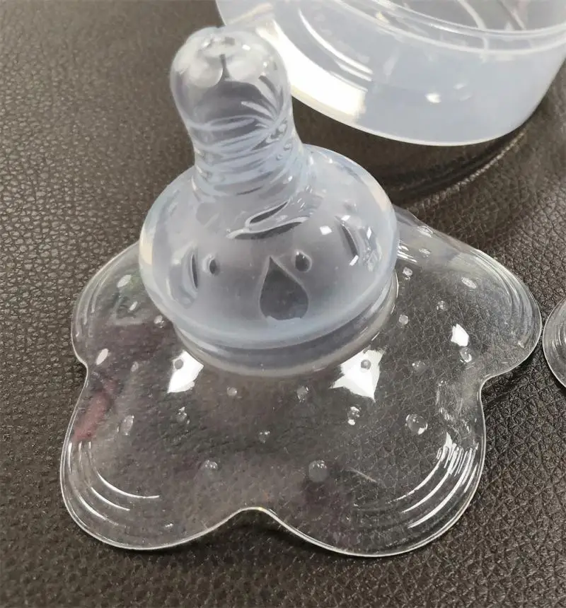 Silicone Nipple Protector Breastfeeding Anti-bite Nursing Pads Anti Overflow Breast Pads Mother Protection With Box breast pads milk pads silicone nipple protectors