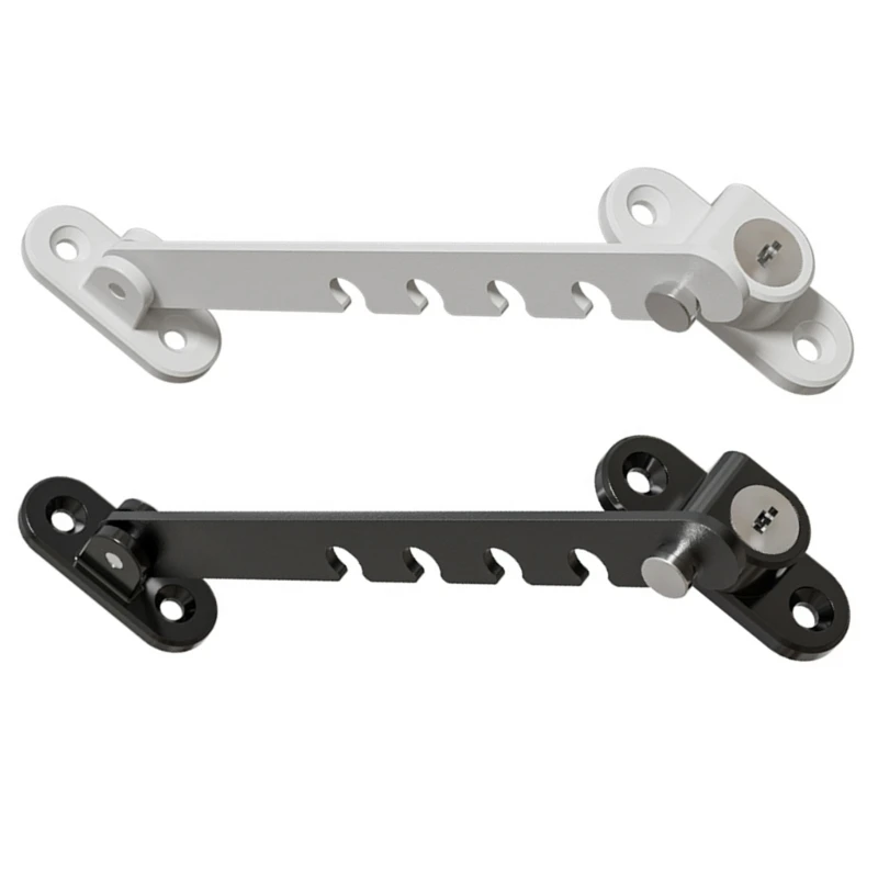 

Child Safe Window & Door Lock Adjustable Restrictor Durable Carbon Steel Window & Door Support Lock Simple Installation