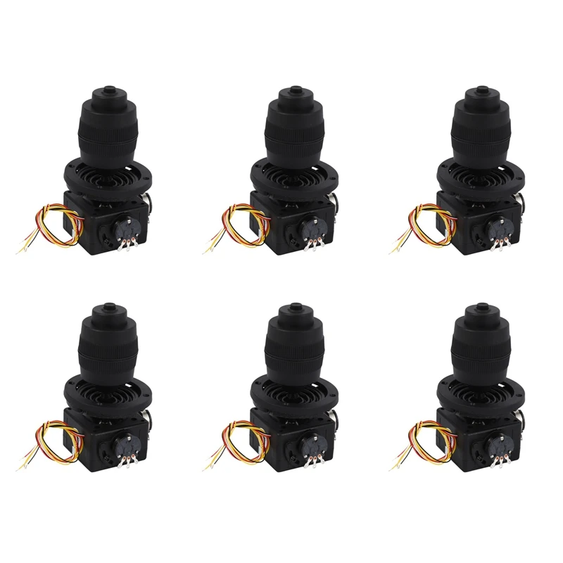 6X Electronic 4-Axis Joystick Potentiometer Button For JH-D400B-M4 10K 4D Controller With Wire For Industrial